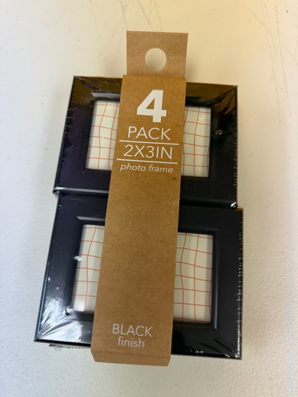 Harbortown Industries 4-Pack 2x3in mini Photo Frames - Black Finish all new
